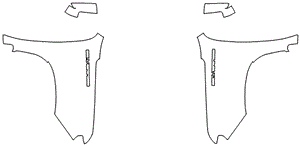 Full Fender and Mirror Kit | Chevrolet Silverado 1500 CUSTOM 2021