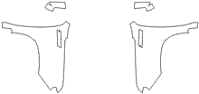 Full Fender and Mirror Kit | Chevrolet Silverado 1500 LT TRAIL BOSS 2021