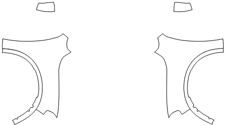 Full Fender and Mirror Kit | DODGE DURANGO SXT 2018