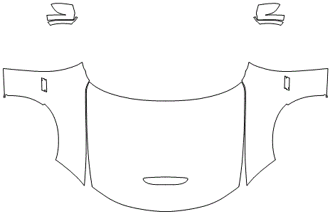 Full Hood & Fender + Mirror Kit | DODGE CHARGER DAYTONA 392 2018