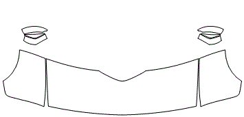 Standard Hood Fender & Mirror Kit| DODGE CHALLENGER 392 Hemi Scat Pack Shaker 2016