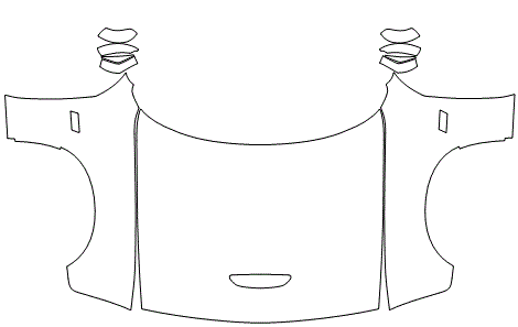 Full Hood & Fender + Mirror Kit | DODGE CHALLENGER SRT 392 2016