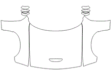 Full Hood & Fender + Mirror Kit | DODGE CHALLENGER R/T 2019