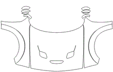 Full Hood & Fender + Mirror Kit | DODGE CHALLENGER R/T SCAT PACK WIDEBODY 2021