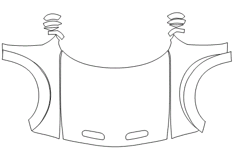 Full Hood & Fender + Mirror Kit | DODGE CHALLENGER SRT HELLCAT WIDEBODY 2020