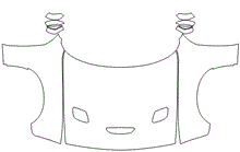 Full Hood & Fender + Mirror Kit  | DODGE CHALLENGER R/T SCAT PACK 2020