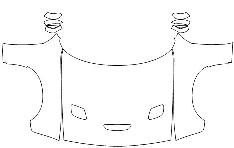 Full Hood & Fender + Mirror Kit  | DODGE CHALLENGER R/T SCAT PACK 2020