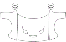 Full Hood & Fender + Mirror Kit  | DODGE CHALLENGER R/T SCAT PACK 2020