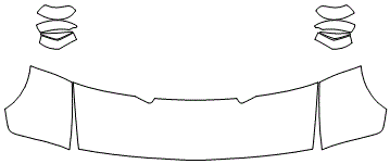 Standard Hood Fender & Mirror Kit| DODGE CHALLENGER SXT 2015