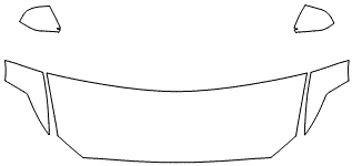 Standard Hood Fender & Mirrors | FORD MUSTANG CONVERTIBLE V6 2016