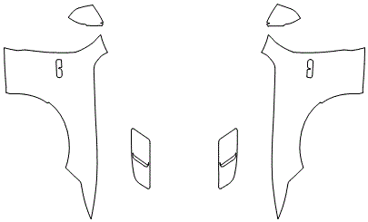 Full Fender and Mirror Kit | FORD MUSTANG CONVERTIBLE GT 2015