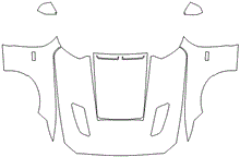 Full Hood & Fender + Mirror Kit | FORD MUSTANG ROUSH 2016