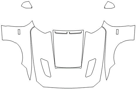 Full Hood & Fender + Mirror Kit | FORD MUSTANG ROUSH 2015