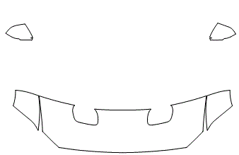 Standard Hood Fender & Mirrors | FORD MUSTANG  CONVERTIBLE GT 2020