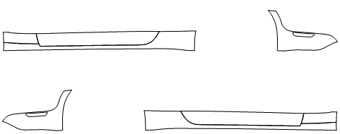 Rocker Panel Kit | FORD MUSTANG  FASTBACK SHELBY GT500 2022