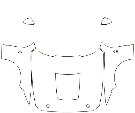 Full Hood & Fender + Mirror Kit | FORD MUSTANG  FASTBACK SHELBY GT500 2022