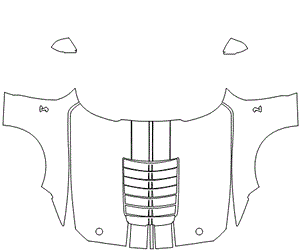 Full Hood & Fender + Mirror Kit | FORD MUSTANG  FASTBACK SHELBY GT500 2022