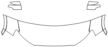 Hood & Fender + Mirrors Kit | FORD RANGER LARIAT SUPERCREW 2021