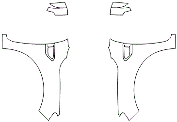 Full Fender and Mirror Kit | FORD RANGER XL SUPERCAB 2021