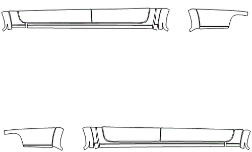 Rocker Panel Kit | FORD RANGER XL SUPERCREW 2021