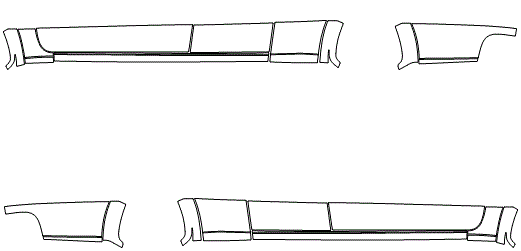 Rocker Panel Kit | FORD RANGER XL SUPERCAB 2021