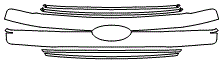 Grille Kit | FORD F-150 LARIAT 2020