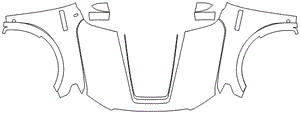 Full Hood & Fender + Mirror Kit | FORD F-150 XLT 2020