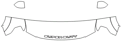 Standard Hood Fender & Mirror Kit | FORD F-350 KING RANCH 2019