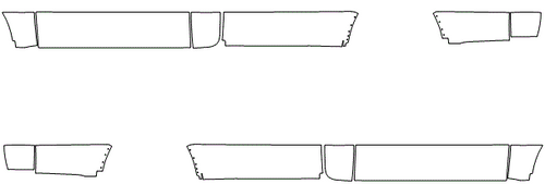 Rocker Panel Kit | FORD F-350 XL 2022