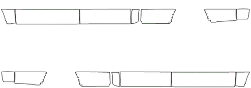 Rocker Panel Kit | FORD F-350 PLATINUM 2022