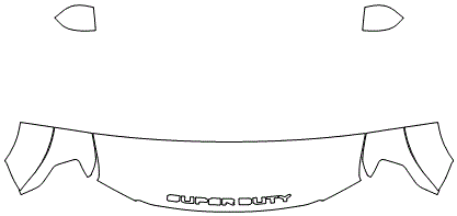 Standard Hood Fender & Mirror Kit | FORD F-450 KING RANCH 2022