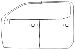 Left Side Door Kit | GMC SIERRA 1500 SLT 2020