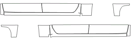 Rocker Panel Kit | GMC SIERRA 1500 ELEVATION 2021