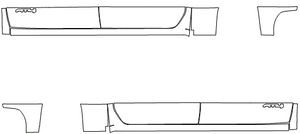 Rocker Panel Kit | GMC SIERRA 1500 LIMITED SLE 2022