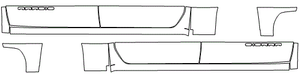 Rocker Panel Kit | GMC SIERRA 1500 BASE 2019