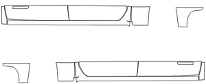 Rocker Panel Kit | GMC SIERRA 1500 ELEVATION 2020