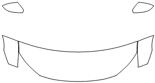 Standard Hood Fender & Mirror Kit | HONDA CIVIC HATCHBACK TYPE-R 2019