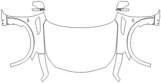 Full Hood & Fender + Mirror Kit | INFINITI QX80 2016