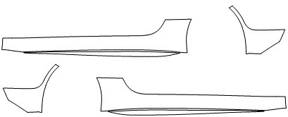 Rocker Panel Kit | JAGUAR F-Type CONVERTIBLE BASE AWD 2018