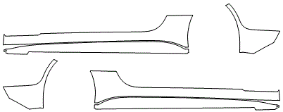 Rocker Panel Kit | JAGUAR F-Type CONVERTIBLE SVR 2018