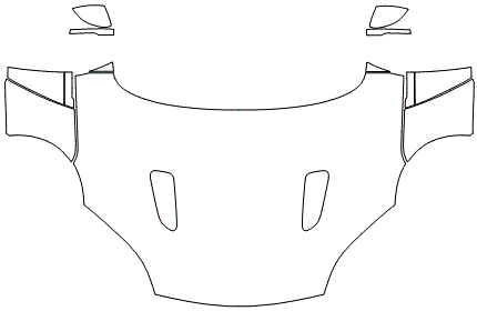 Full Hood & Fender + Mirror Kit | JAGUAR F-Type COUPE SVR 2017