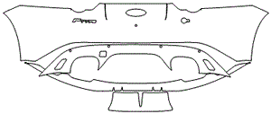 Rear Bumper Kit | JAGUAR F-Type CONVETIBLE SVR 2019
