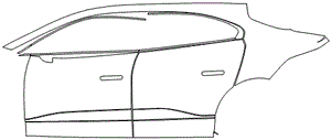 Left Side Door and Rear Fender Kit | 2020 Jaguar I-Pace
