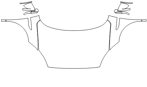 Full Hood & Fender + Mirror Kit | JAGUAR E-PACE BASE 2018