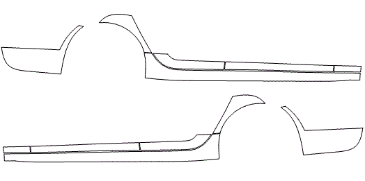 Rocker Panel Kit | JAGUAR XJ R 2016 – PAINTPROTECTIONFILM.CA