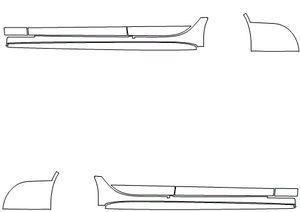 Rocker Panel Kit | JAGUAR XF SEDAN S 2019