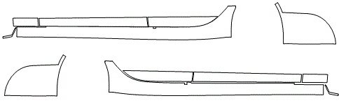 Rocker Panel Kit | JAGUAR XF SEDAN PORTFOLIO 2019