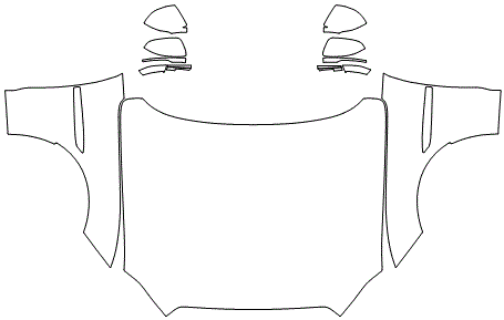 Full Hood & Fender + Mirror Kit | JAGUAR XJ R-SPORT 2017