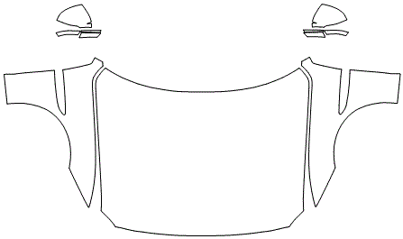 Full Hood & Fender + Mirror Kit | JAGUAR XE PREMIUM 2018