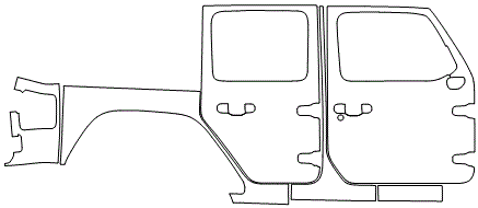 Right Side Kit  - 4 DOOR - Weather Strip Inconsistent  | JEEP WRANGLER SPORT 4 DOOR 2018